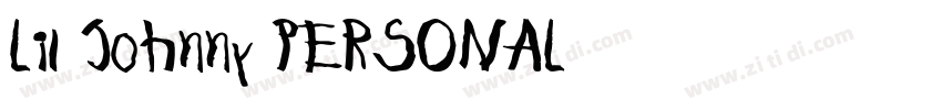Lil Johnny PERSONAL字体转换